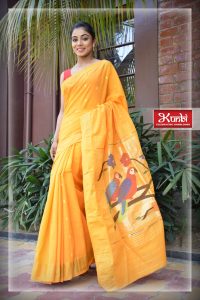 Cotton paithani saree