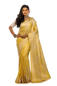 -20% Share: Gujarati Kantha Stich Saree