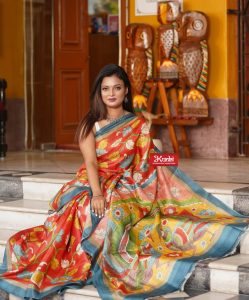 Handpainted Saree